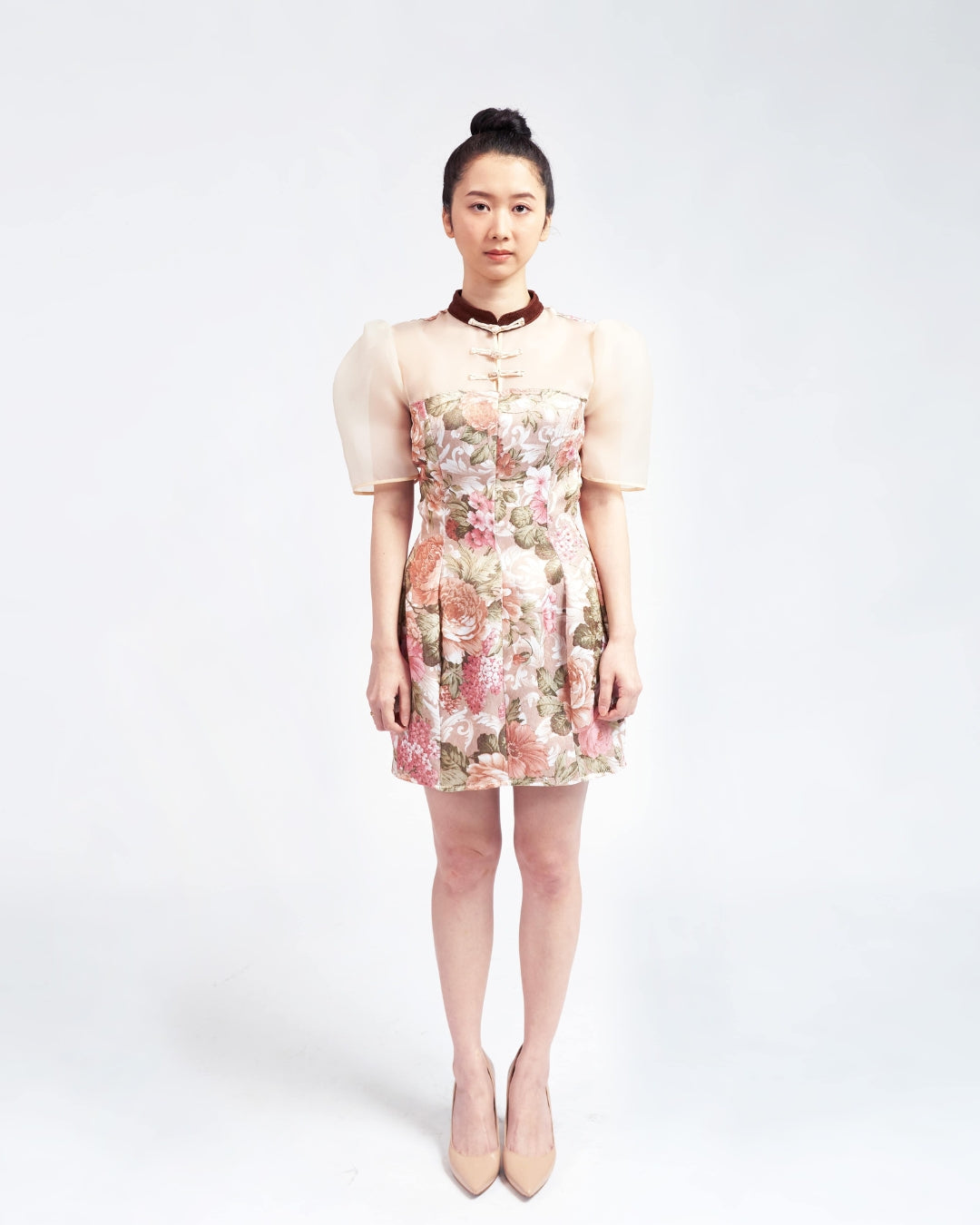 Resplendent - Ornate Puff Dress