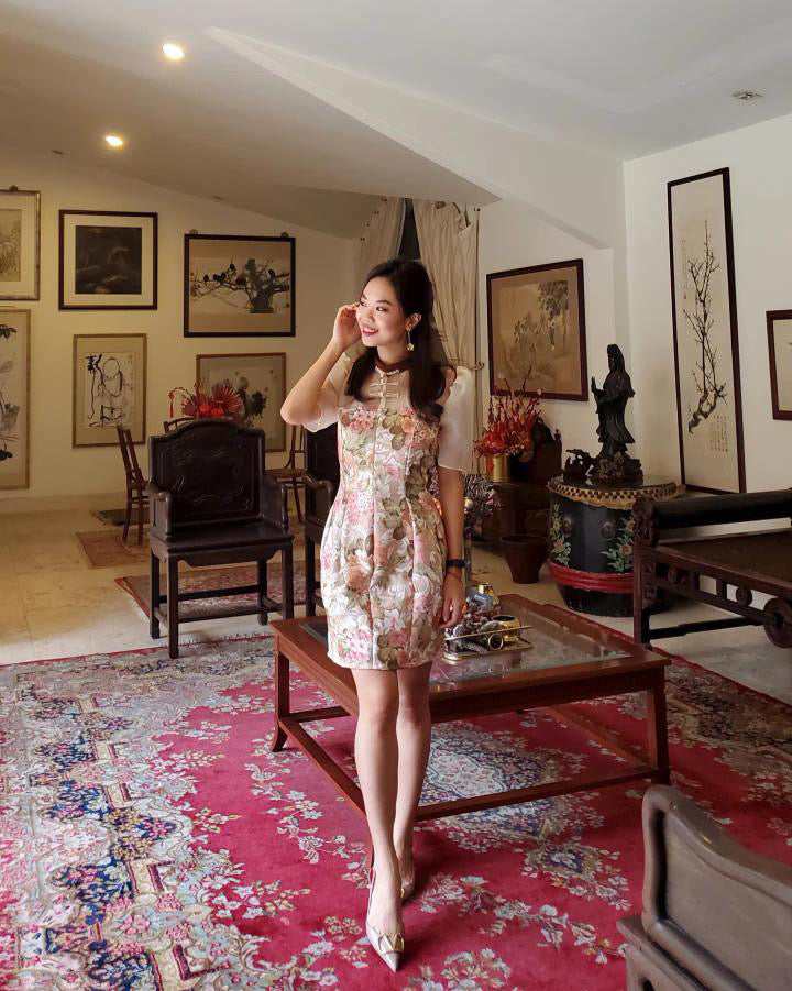 Resplendent - Ornate Puff Dress
