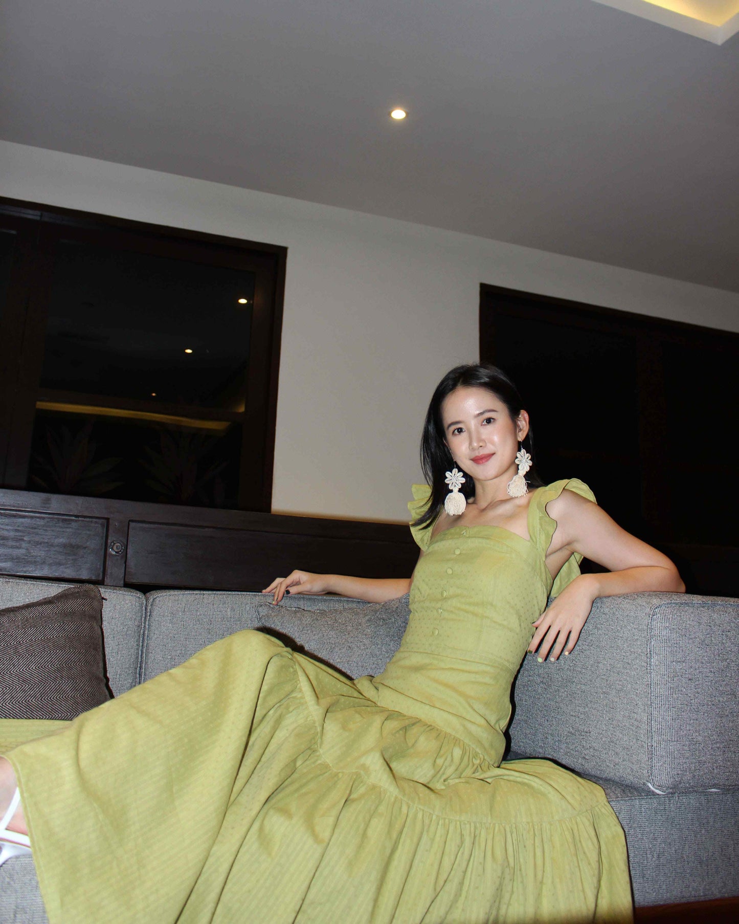 Cruise '23 - Ocean Whispers Ruffle Long Dress