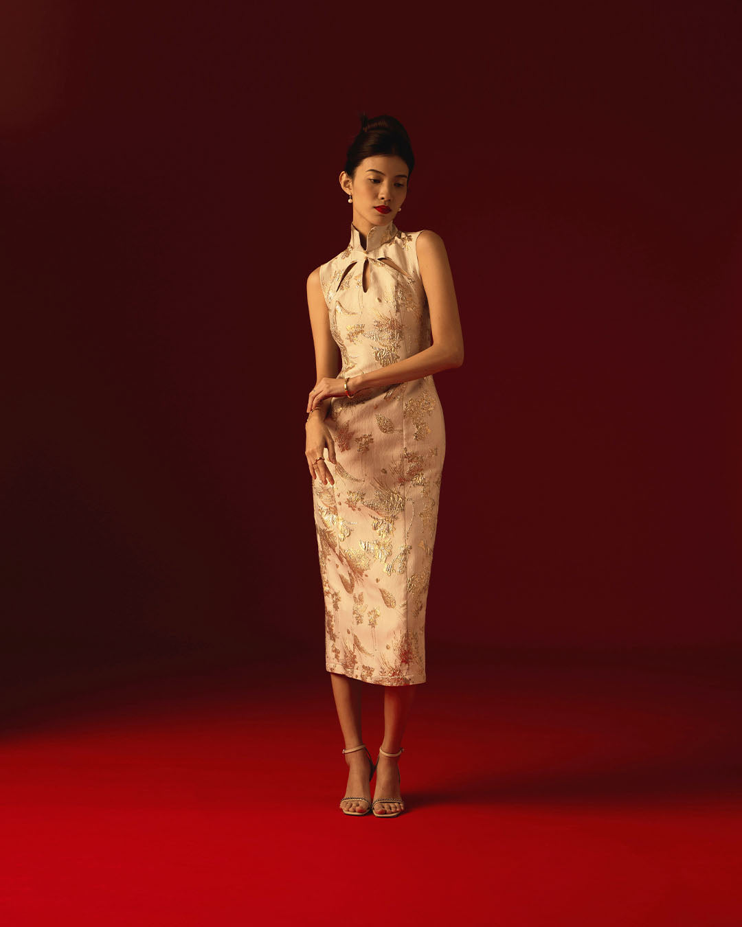 Dragon's Hour - Leaflet Slip Dress