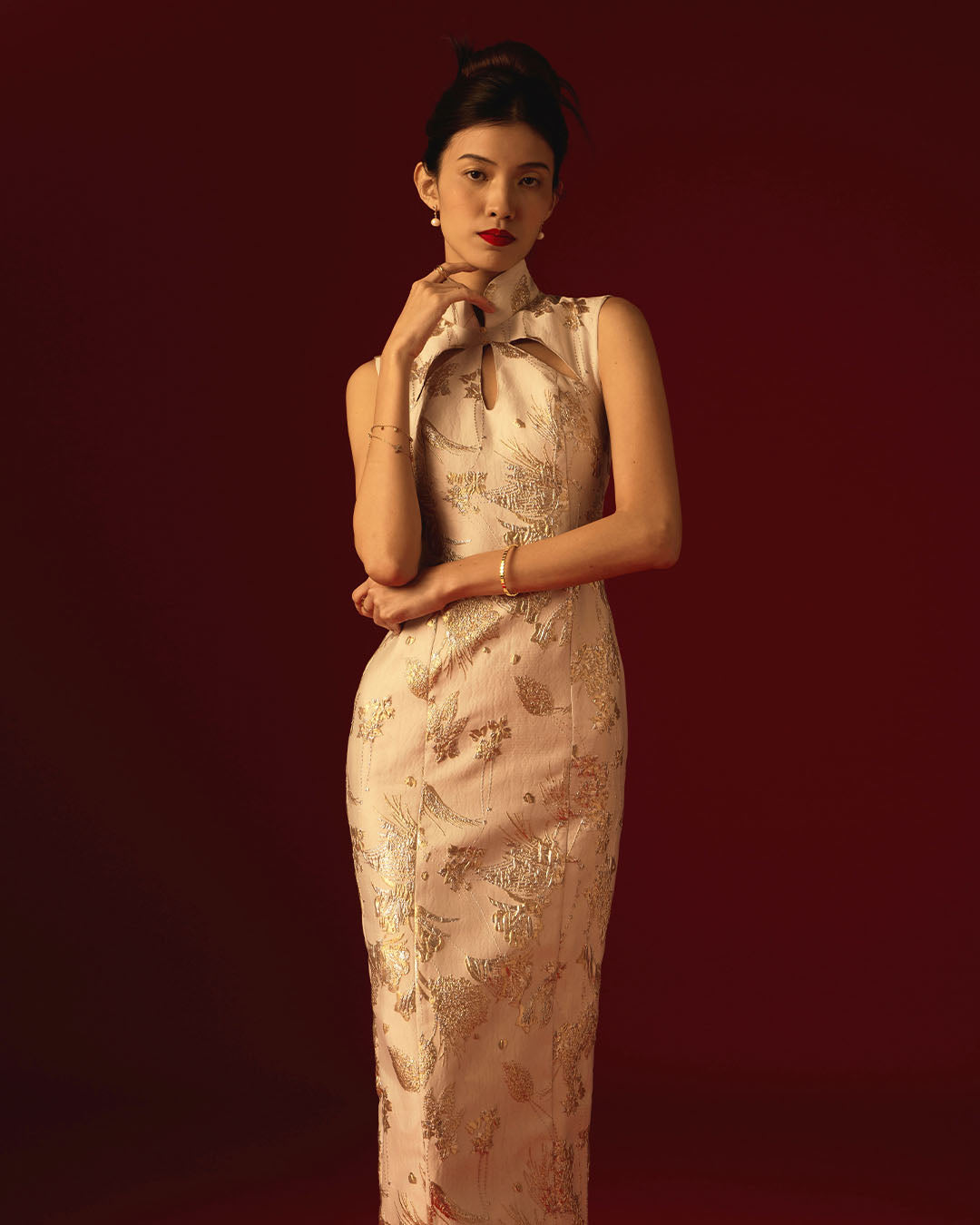 Dragon's Hour - Leaflet Slip Dress