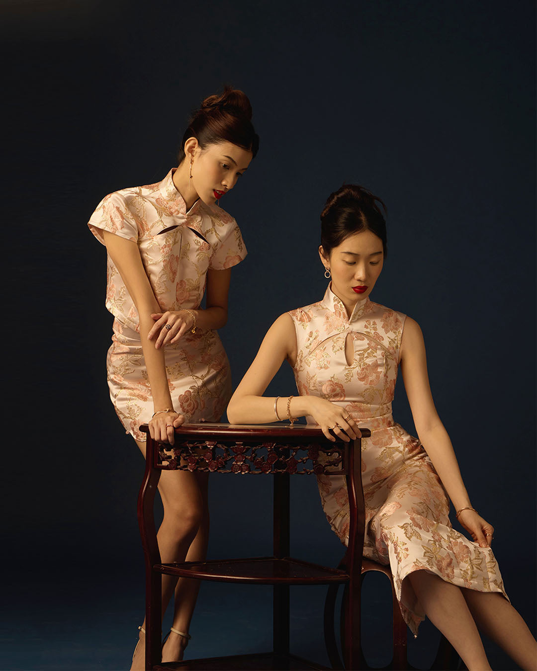 Dragon's Hour - Leaflet Slip Dress