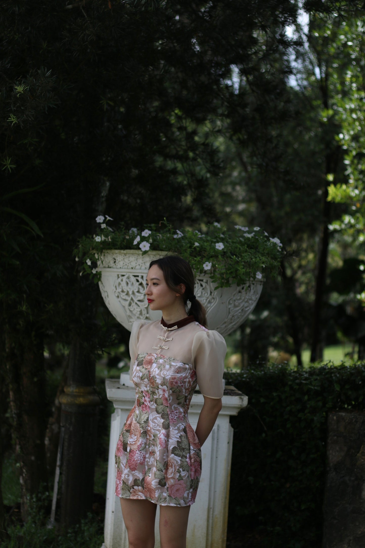 Resplendent - Ornate Puff Dress