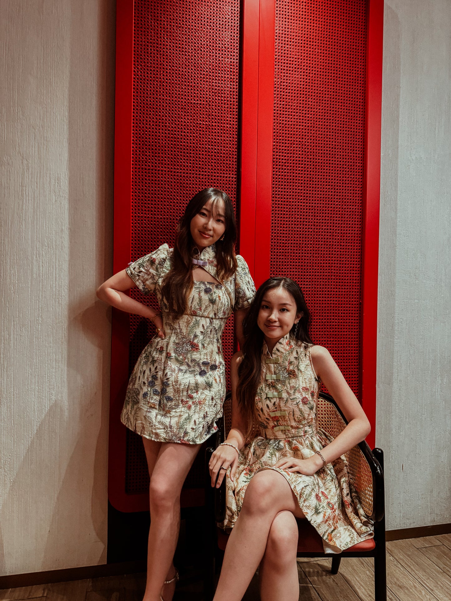 Coquette Puff Sleeves Dress