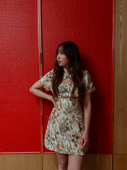 Coquette Puff Sleeves Dress