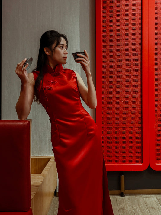 Coquette Fitted Slip Dress