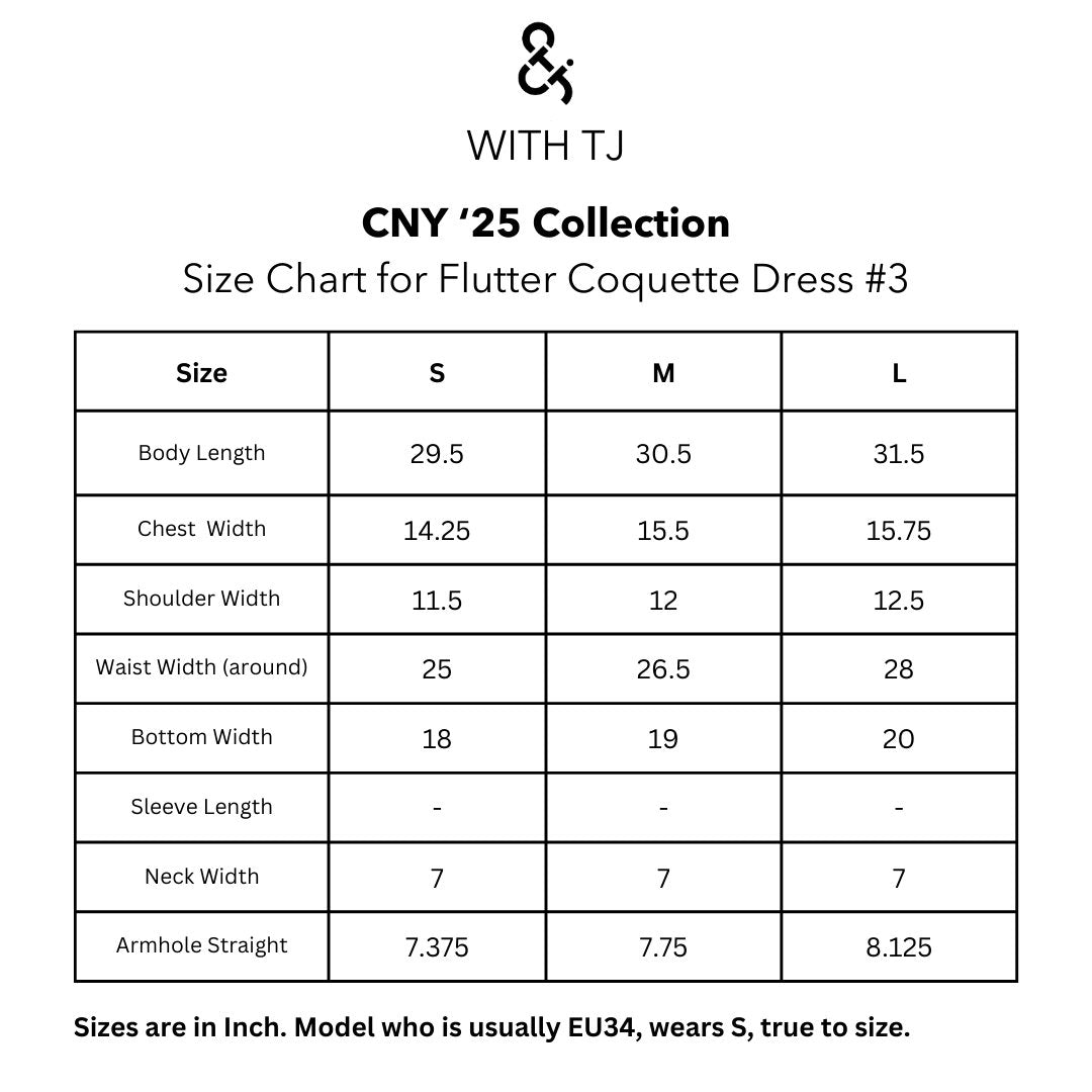 Coquette Flutter Dress