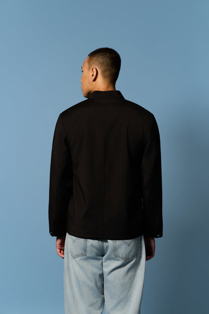 V Neck Men’s Top in BLACK