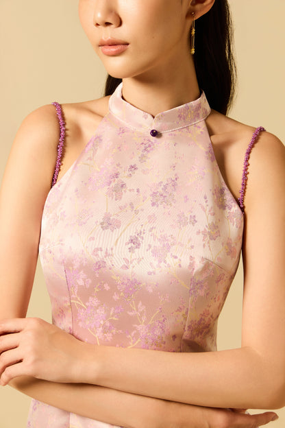 Ruffle Maxi Dress in LILAC