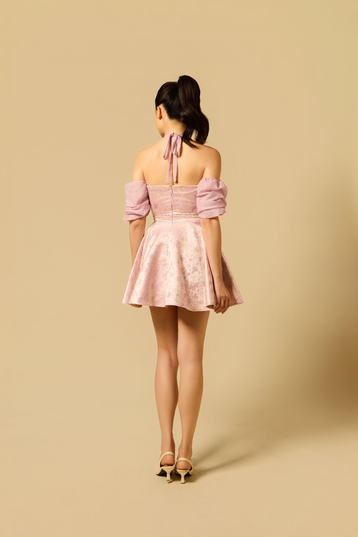 Tube Top Flare Dress in LILAC