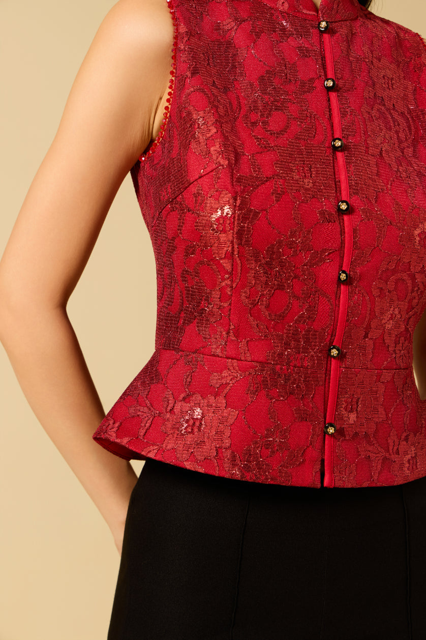 Lacey Vest in RED