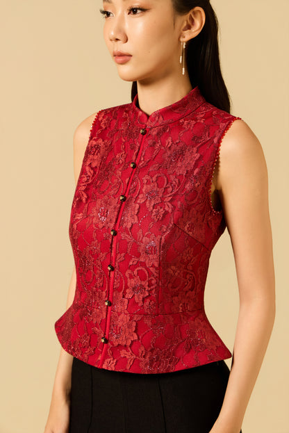 Lacey Vest in RED